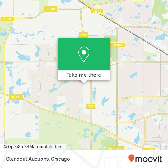 Standout Auctions map