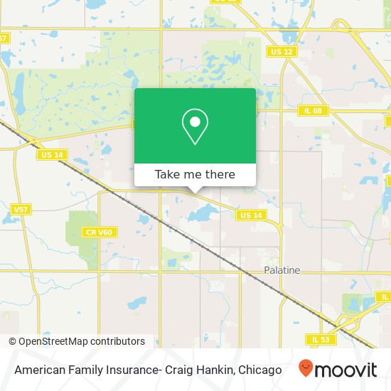 American Family Insurance- Craig Hankin map