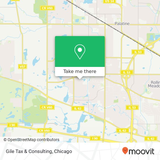 Gile Tax & Consulting map