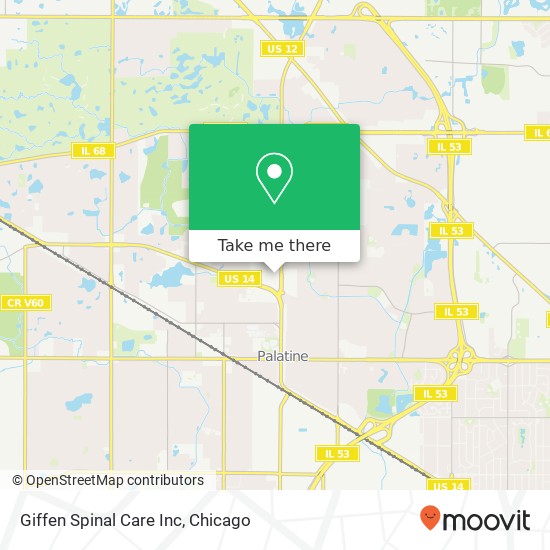 Giffen Spinal Care Inc map