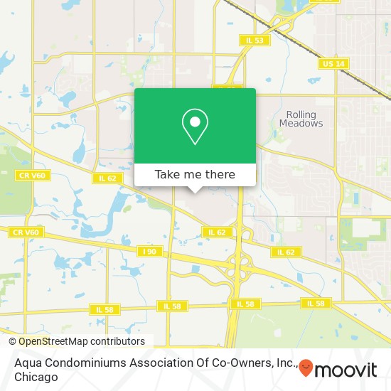 Aqua Condominiums Association Of Co-Owners, Inc. map