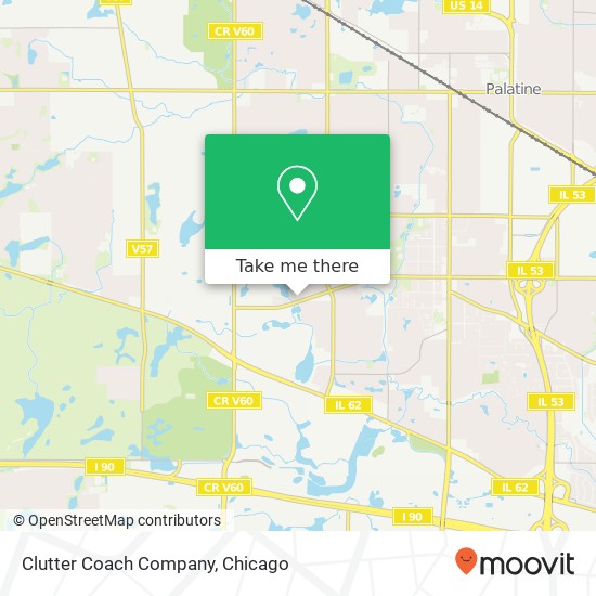 Mapa de Clutter Coach Company