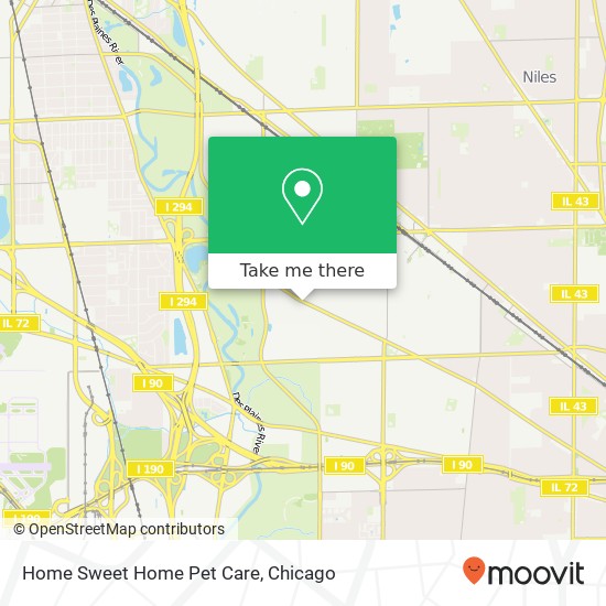 Mapa de Home Sweet Home Pet Care