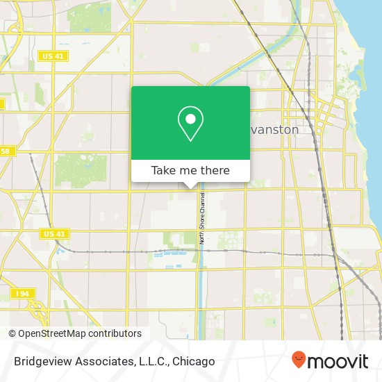 Mapa de Bridgeview Associates, L.L.C.