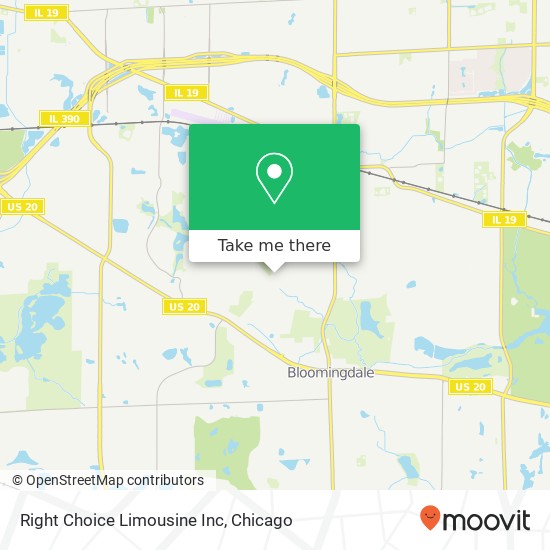 Right Choice Limousine Inc map