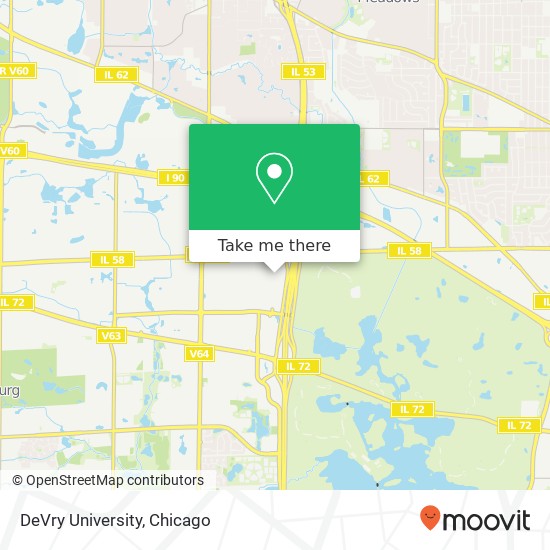 DeVry University map