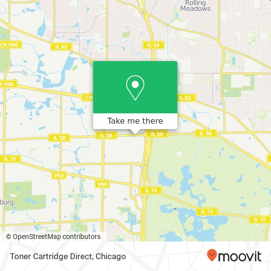 Toner Cartridge Direct map