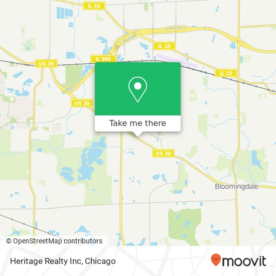 Heritage Realty Inc map