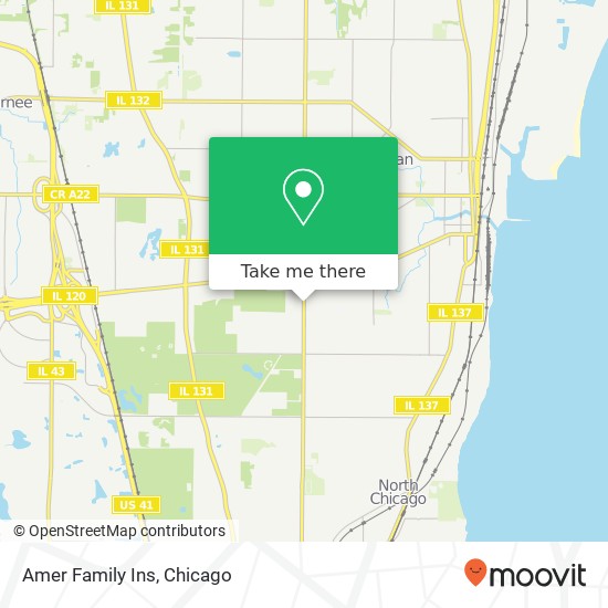 Amer Family Ins map