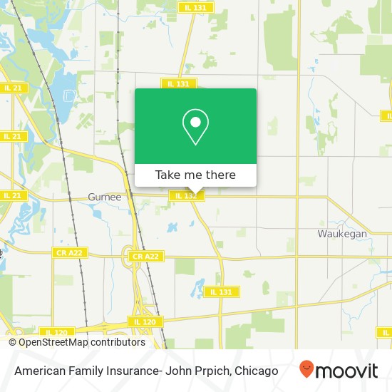 Mapa de American Family Insurance- John Prpich