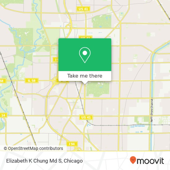 Elizabeth K Chung Md S map