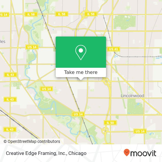 Creative Edge Framing, Inc. map