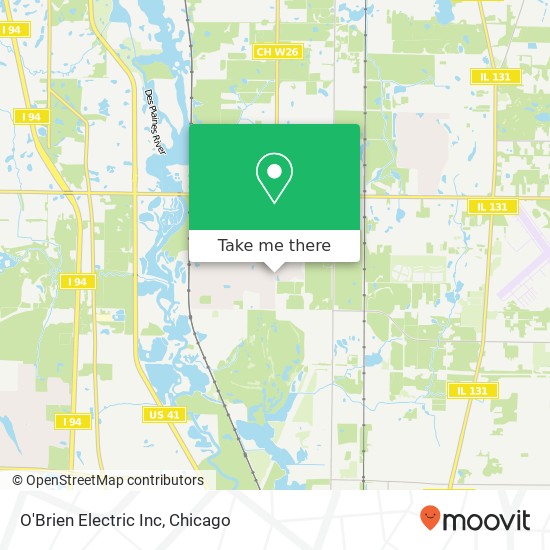 Mapa de O'Brien Electric Inc