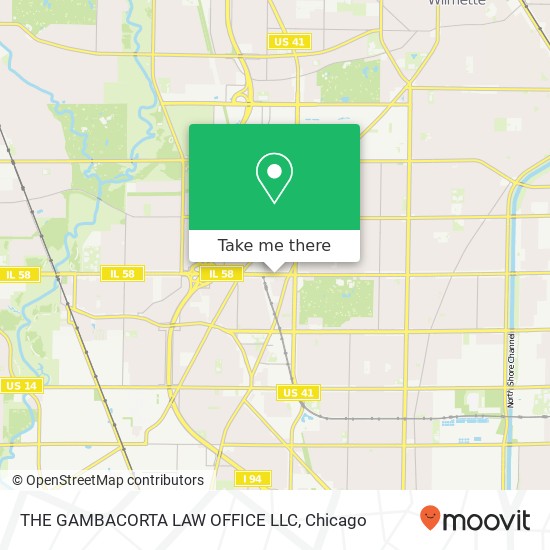 THE GAMBACORTA LAW OFFICE LLC map