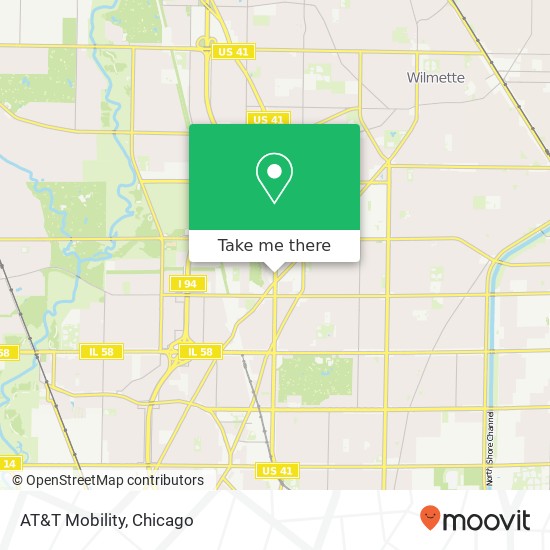 Mapa de AT&T Mobility