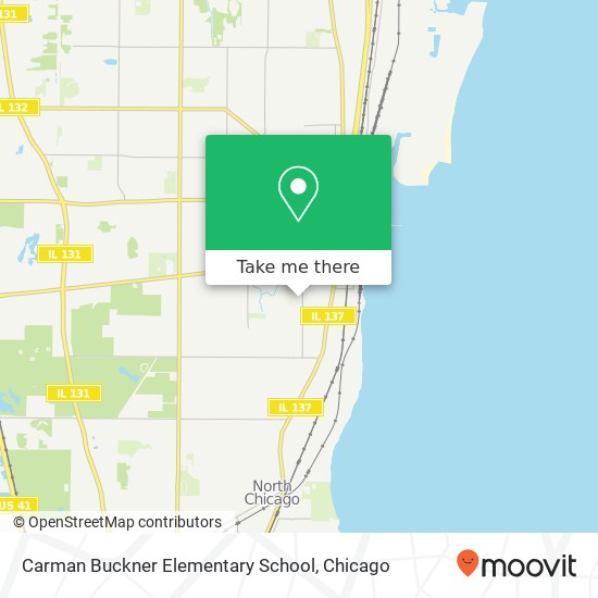 Mapa de Carman Buckner Elementary School
