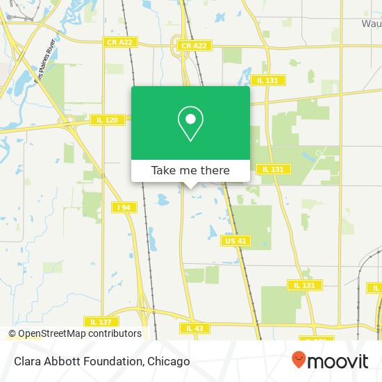 Mapa de Clara Abbott Foundation