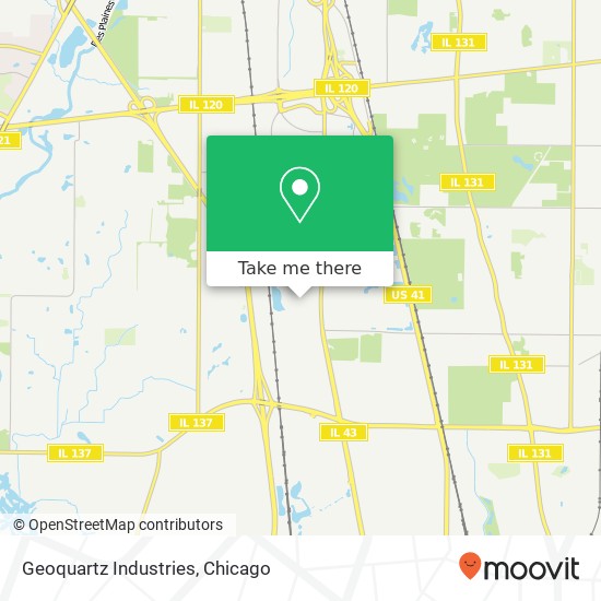 Mapa de Geoquartz Industries