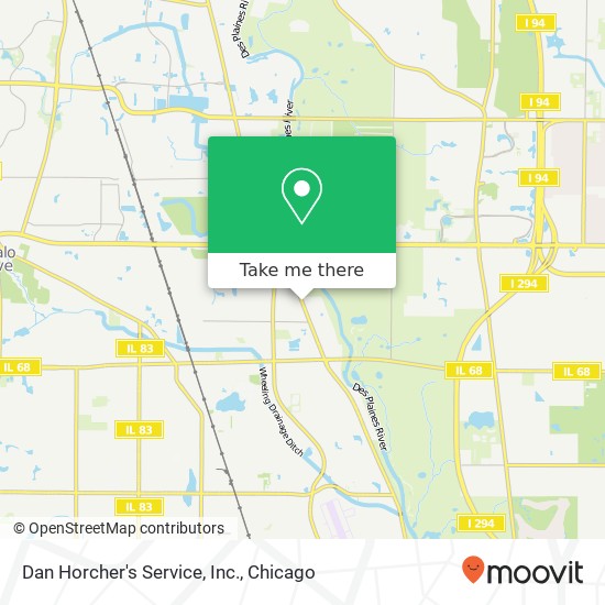 Dan Horcher's Service, Inc. map