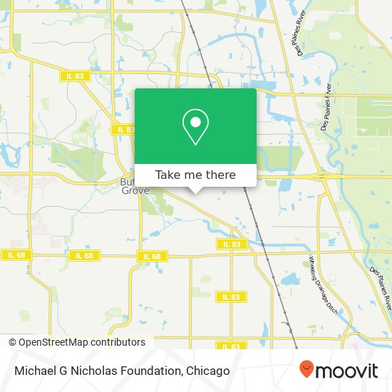 Mapa de Michael G Nicholas Foundation