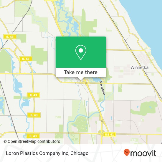 Loron Plastics Company Inc map