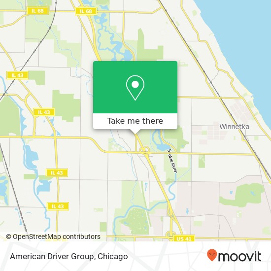 American Driver Group map