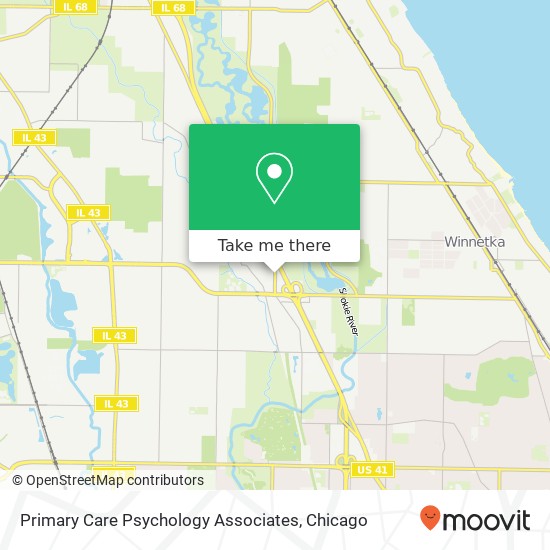 Primary Care Psychology Associates map