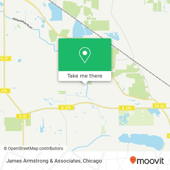 James Armstrong & Associates map