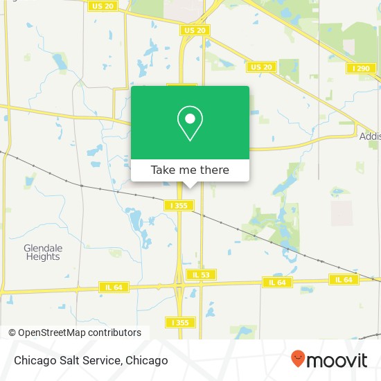 Chicago Salt Service map