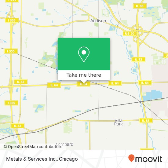 Metals & Services Inc. map