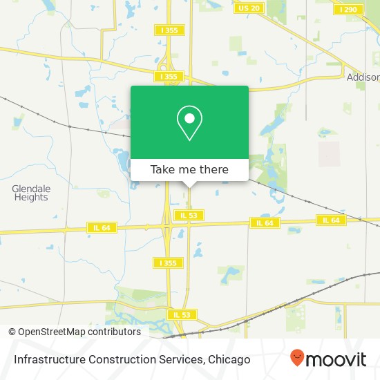 Infrastructure Construction Services map