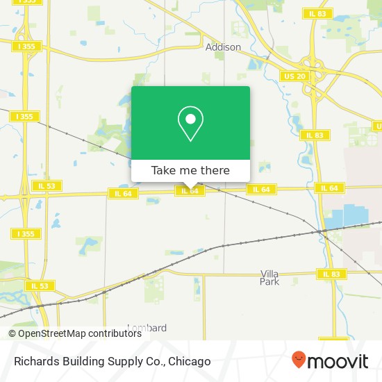 Richards Building Supply Co. map