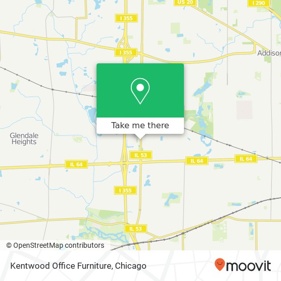 Kentwood Office Furniture map