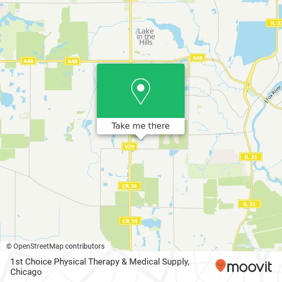 1st Choice Physical Therapy & Medical Supply map