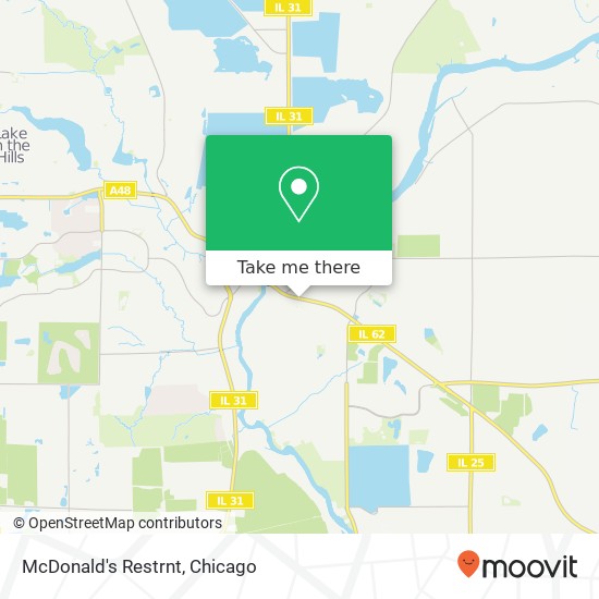 McDonald's Restrnt map