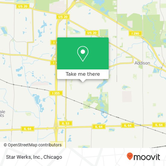 Star Werks, Inc. map