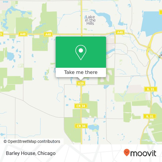 Barley House map