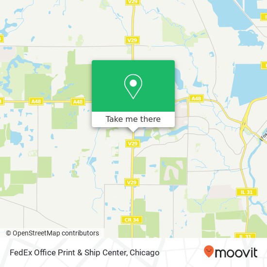 FedEx Office Print & Ship Center map