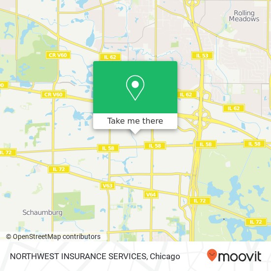 Mapa de NORTHWEST INSURANCE SERVICES