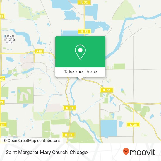 Saint Margaret Mary Church map