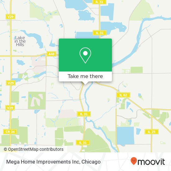 Mega Home Improvements Inc map