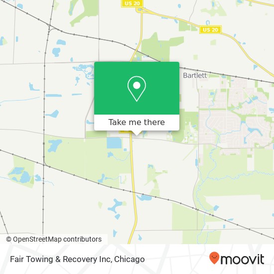 Fair Towing & Recovery Inc map