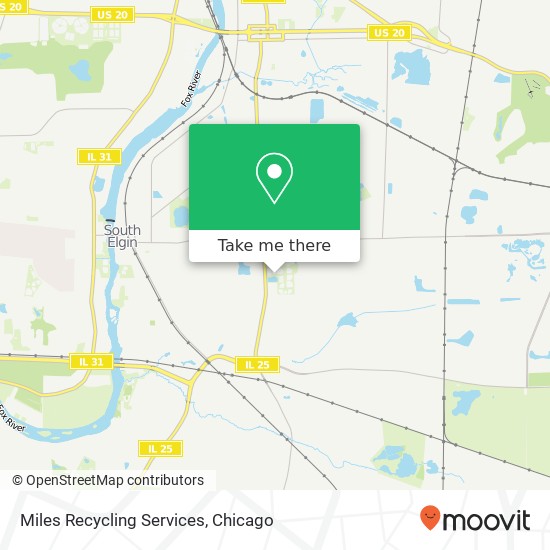 Miles Recycling Services map