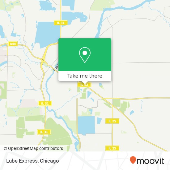 Lube Express map