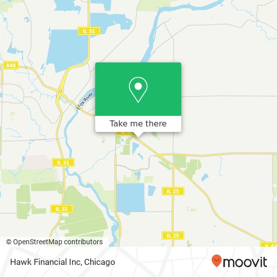 Hawk Financial Inc map