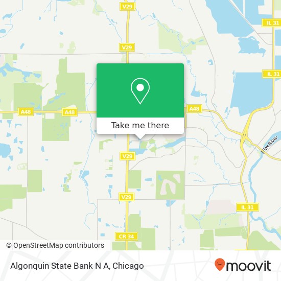 Mapa de Algonquin State Bank N A