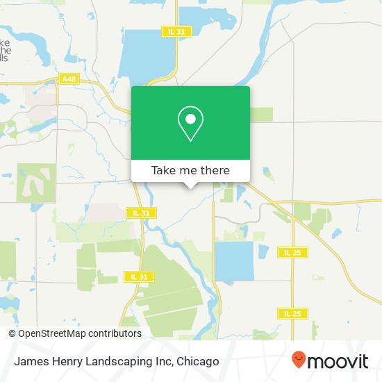 James Henry Landscaping Inc map