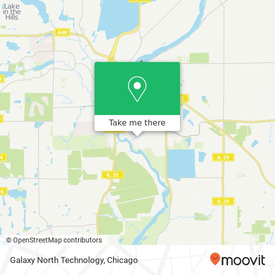 Mapa de Galaxy North Technology