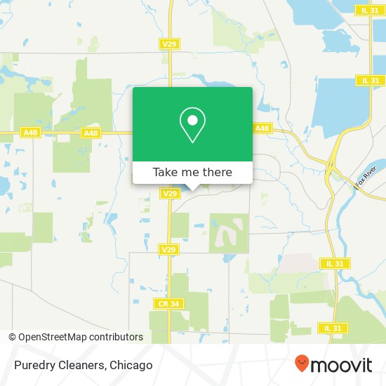 Puredry Cleaners map