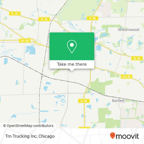 Trn Trucking Inc map